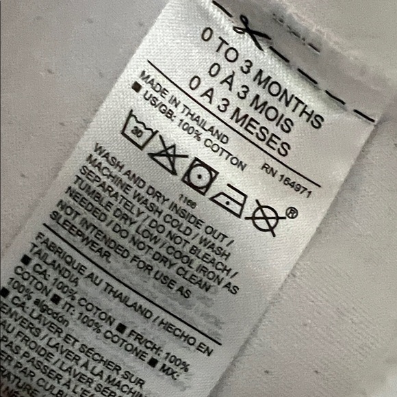 Janie and Jack White Infant Bodysuit with Pink Animal Pattern Snap Closure 0-3M - Picture 13 of 16